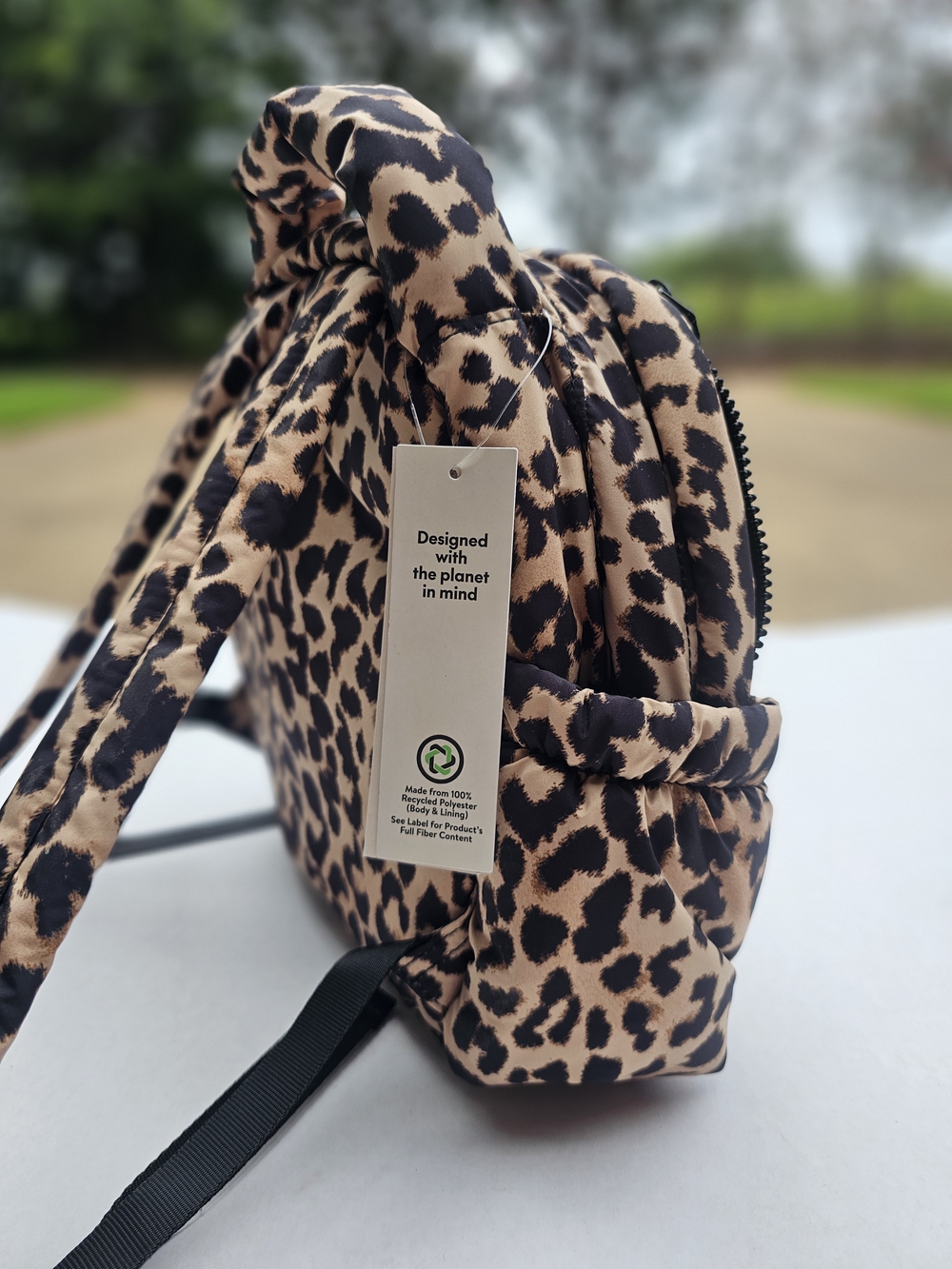 Leopard Print Backpack - Picture 5 of 10